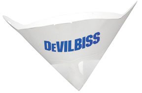 DeVilbiss 802351 190 Micron Fine Nylon Paint Strainer, (Box of 100)