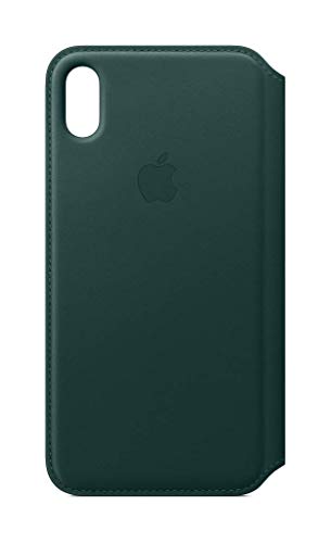 Apple Leder Folio (für iPhone XS Max) - Waldgrün
