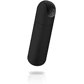 Tertordio Upgraded Massager 10 Modes Quiet Massage Stick Tool, Handheld Travel Pocket Portable Cordless Soft Toy Black