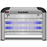 PestZilla 1 Robust UV Electronic Zapper Killer Trap Frog Control- P, White