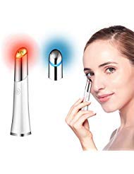 Eye Massager,42℃ Ionic Eyes Facial Massager Roller with Heated Sonic Vibration Relieving Dark Circles Fatigue, Puffiness Anti-Aging, Anti-Wrinkle, Two Modes USB Rechargeable Eye Massager,42℃ Ionic Eyes Facial Massager Roller with Heated Sonic Vibration Relieving Dark Circles Fatigue, Puffiness Anti-Aging, Anti-Wrinkle, Two Modes USB Rechargeable