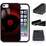 Sharingan Mirror Wheel Eye 2-Piece Dual Layer High Impact Rubber Silicone Cell Phone Case Apple iPhone 5 5s