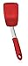 Turner Spatula | 1 Small Flipper | Pro Kitchen Tools | Stainless Steel & Silicone | Non-Stick and Heat Resistant Utensil for Cooking, Flipping and Pressing (UpGood Spatulas, Righteous Red)