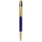 Sipliv 6117 Fine Nib Fountain Pen with Golden Cap - Purplish blue