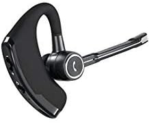 Bluetooth Headset Bluetooth Earpiece Business Headphones Ear Hooks HD Stereo Noise Cancelling in-Ear Earbuds with Mic and Voice Control for Business/Office/Driving Call