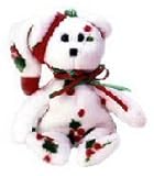 Ty Jingle Beanies - 1998 Holiday Teddy