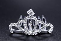 Exquisite Rhinestones Crystal Photo Prop Newborn Baby/Flower Girl Tiara Crown