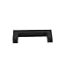 Goldenwarm 3in Black Cabinet Pulls - LSJ12BK76-5PK Modern Drawer Pulls 5Pack