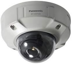 PANASONIC | WV-S2511LN Network Camera, Standard, Vandalproof, Dome, HD, ICR, HLC, Day/Night, Outdoor, H.265/H.264/JPEG, 1280 x 720 Resolution, F1.6 2.8 to 10 MM Lens, 12 Volt DC, PoE, Clear, with IR