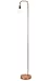 LA JOLIE MUSE Floor Lamp for Living Room - Industrial Rose Gold Metal Arched Standing Lamp, Includes 4W Led Light Bulb, Modern Bedroom Decor