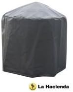 La Hacienda 60543 Large Deluxe Firepit Cover - Grey/Black