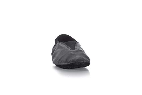Girls Split Sole Gym Shoes T8302CBLK02.0M Black 2 M US Little Kid