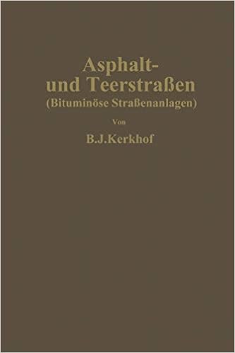 Asphalt- und Teerstra en: Bitumin se Stra enanlagen