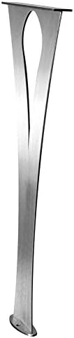 Stela Countertop &amp; Table Support Legs - Made in America (34.5", Stainless Steel) - FINAL SALE