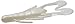 Zoom UltraVibe Speed Craw-Pack of 12 (White Pearl, 3.5-Inch)