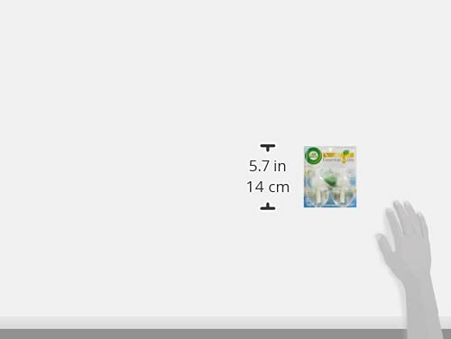 Air Wick Plug in Scented Oil Refill, 2 ct, Fresh Linen, Air Freshener, Essential Oils