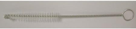 Micro Tube Wire Brush, Nylon, Natural, 7" OAL