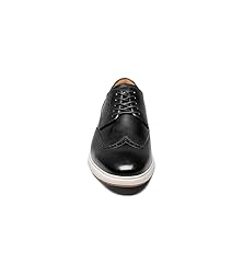 Florsheim Men's Dynamo Wingtip Oxford, Black and