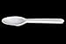 Daxwell Plastic Taster Spoons, Light Weight Polypropylene (PP), White, A10000471P (Bag of 500)