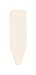 Brabantia Size C (49 x 18 inches) Replacement Ironing Board Cover with Durable Foam Layer (Ecru) Easy-Fit, 100% Cotton