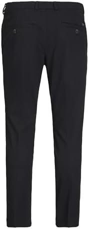 Homme Jpstmarco Jjcooper Chino Noos Pantalons, Noir, 31W / 32L EU