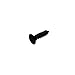 Musiclily 3mm Electric Guitar Bass Pickguard Screws Pick Guards Scratch Plate Mounting Screws for Fender Strat ST Tele TL Stratocaster Telecaster LP Les Paul SG Guitar, Black (Pack of 50)