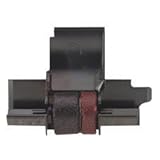 (6 Pack) Sharp EL-1750V Sharp EL-1801V Calculator Ink Roller, Black and Red, Compatible, IR-40T