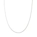 2MM Stainless Steel Chain Necklace, Silver Tone Open Cable Thin Chain Jewelry for Necklace Alone or Pendant Addition,16-30 inches