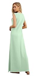 GRECERELLE Womens Summer Crew Neck Casual Loose