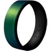 Knot Theory 2-Toned Silicone Rings - Breathable Comfort Fit in 6mm Bandwidth