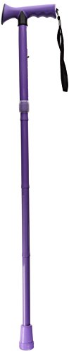 HealthSmart Folding Walking Stick, Soft Comfort Grip Collapsible Walking Stick, Adjustable Folding Walking Cane…