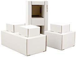 Playedo Life Sized 50 Square Blocks, Build Anything with Edo Giant Cardboard Blocks, White