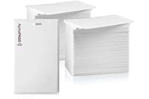 ALPHACARD AlphaPass Clamshell Proximity Card for Access Control. Replaces HID 1326 ProxCard II. Standard 26 bit H10301 Format. (25 Pack)