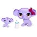 Littlest Pet Shop Elephant and Baby Elephant Figure Set