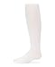 Trimfit Girls Microfiber Tights, Stretchy Footed Kids Dance Leggings, 3 Pack, White, 4-6