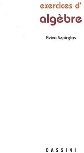 Download Exercices d'algèbre PDF