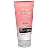 Neutrogena Oil-Free Acne Wash Cream Cleanser, Pink Grapefruit, 6 fl oz
