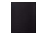 Eccolo World Traveler Simply Black Lined Journal, 8 x 10-Inch