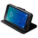 Luckiefind Case Compatible with Samsung Galaxy J2 Core / J260 (Release 2018), Premium PU Leather Flip Wallet Credit Card Cover Case Accessories (Wallet Black)