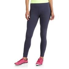 Danskin Now Womens Dri-More Core Leggings Workout Gym Activewear (Small, Indigo Heather)