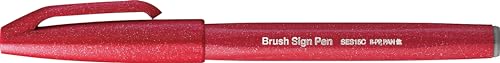 Pentel Brush Sign Pen - Red