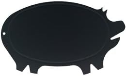 Linden Sweden Pig Shaped Cutting Board – Safe for Meat and Produce, Won’t Dull Knives – Slim, Lightweight Design Easy for Storage – Durable, Dishwasher-Safe, BPA-Free, Black