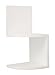 kieragrace Priva Corner Wall Shelf - Set of 2, White, 7.75