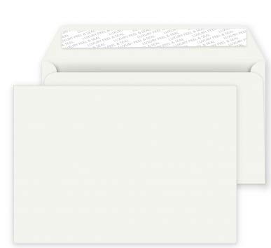 C5 (162x229mm) Coloured Envelopes Perfect for A5 Christmas Cards, Greeting Cards, Wedding Invitations, Crafts and Many More - Pack of 15 envelopes (White Peel and Seal)