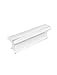 uxcell Stainless Steel Hawaii Electric Guitar Bass Lap Slide Bar Stick Silver Tone