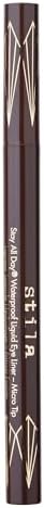 Stila All Day Dual-Ended Liquid Eye Liner Dark Brown view 2