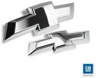 Billet Bowtie Emblem Insert Combo Kit 2014-2015 Chevy Silverado 1500,15-17 Silverado 2500 HD , 3500 HD (Polished)