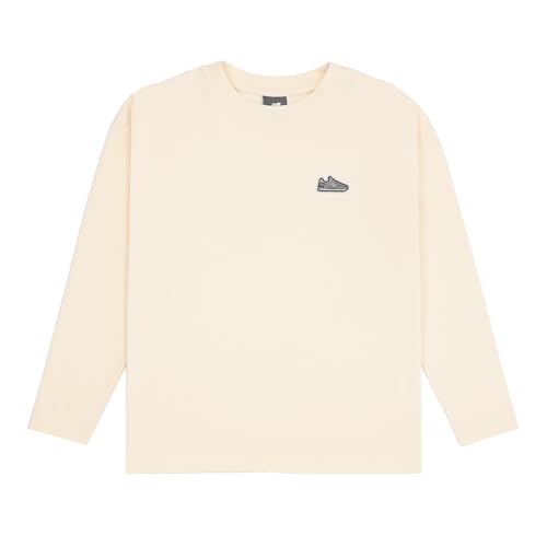[ニューバランス] ジュニア/キッズ シューパッチ長袖Tシャツロングスリーブシャツ (ABT55558) AGA(アンゴラ)140