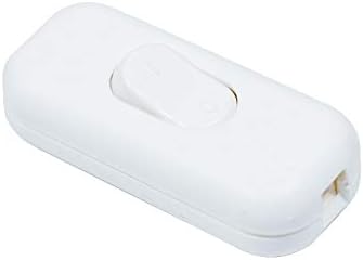 Double Pole in-line Switch - White