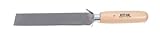 Hyde Tools 60660 Square Point Knife with Safety Wood Handle, 6-Inch/16-Gauge